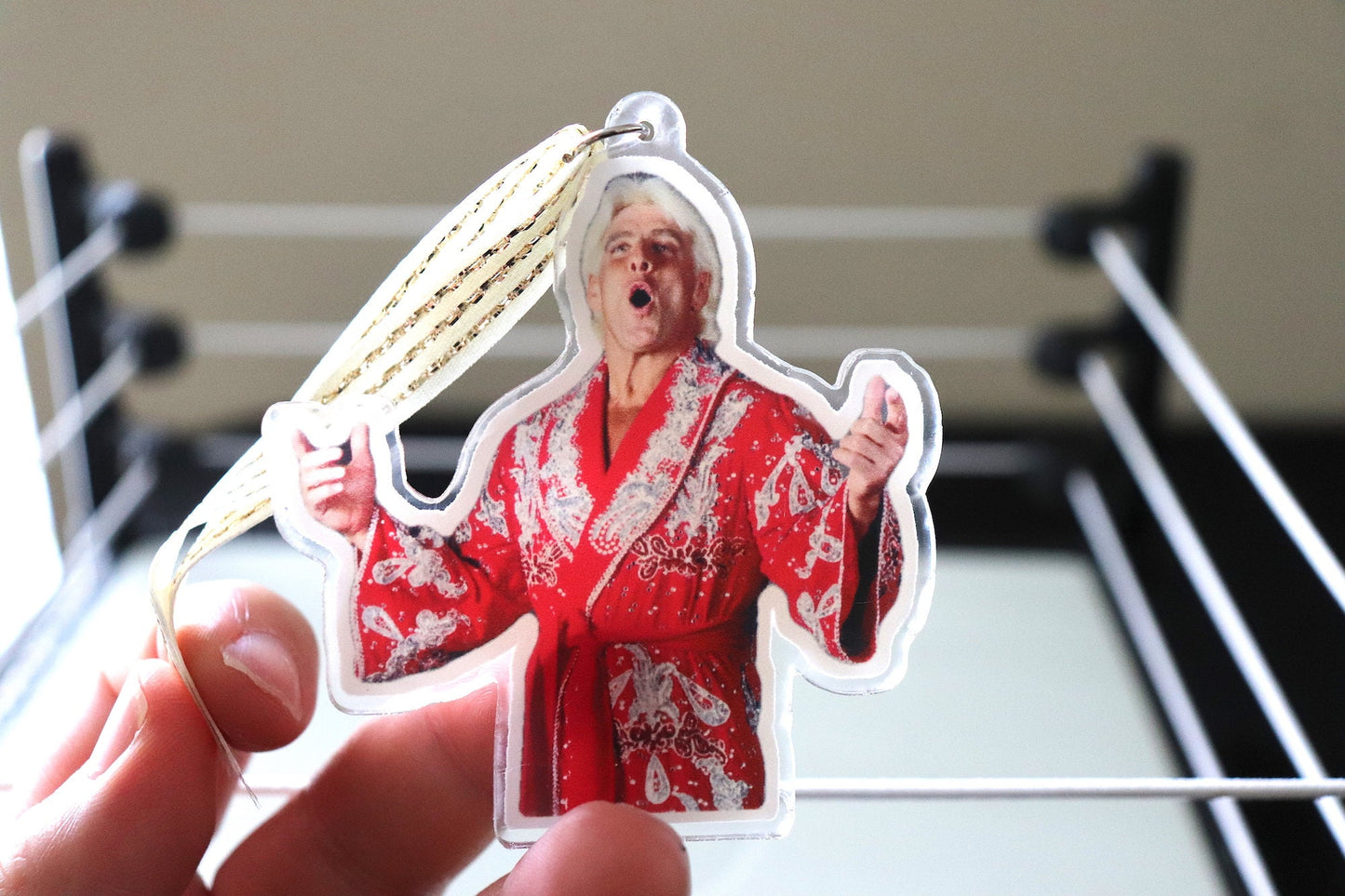 Ric Flair Acrylic Christmas Tree Ornament