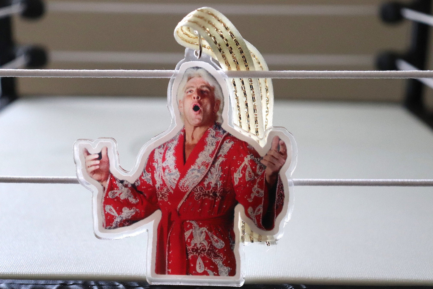 Ric Flair Acrylic Christmas Tree Ornament