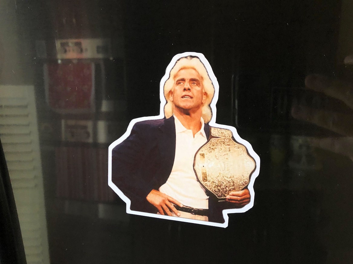 Ric Flair Magnet No.1 (Kitchen, Magnets, Cars, Fridge) [Home Decor - Hulk Hogan - Macho Man Randy Savage - Ultimate Warrior - NjPw]