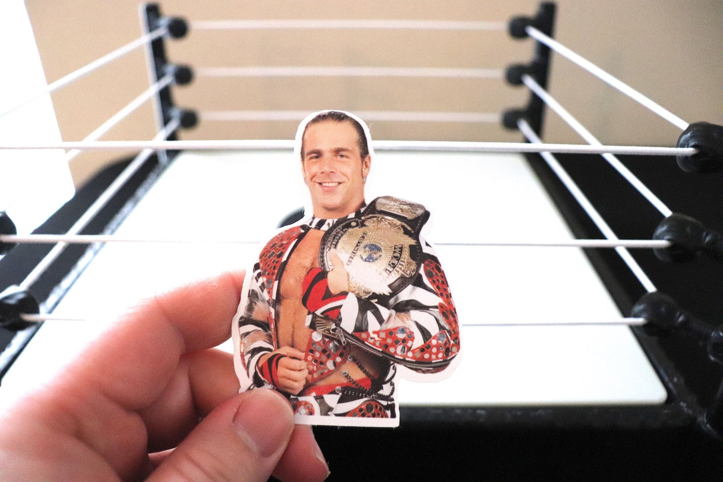 Shawn Michaels Championship Sticker 2