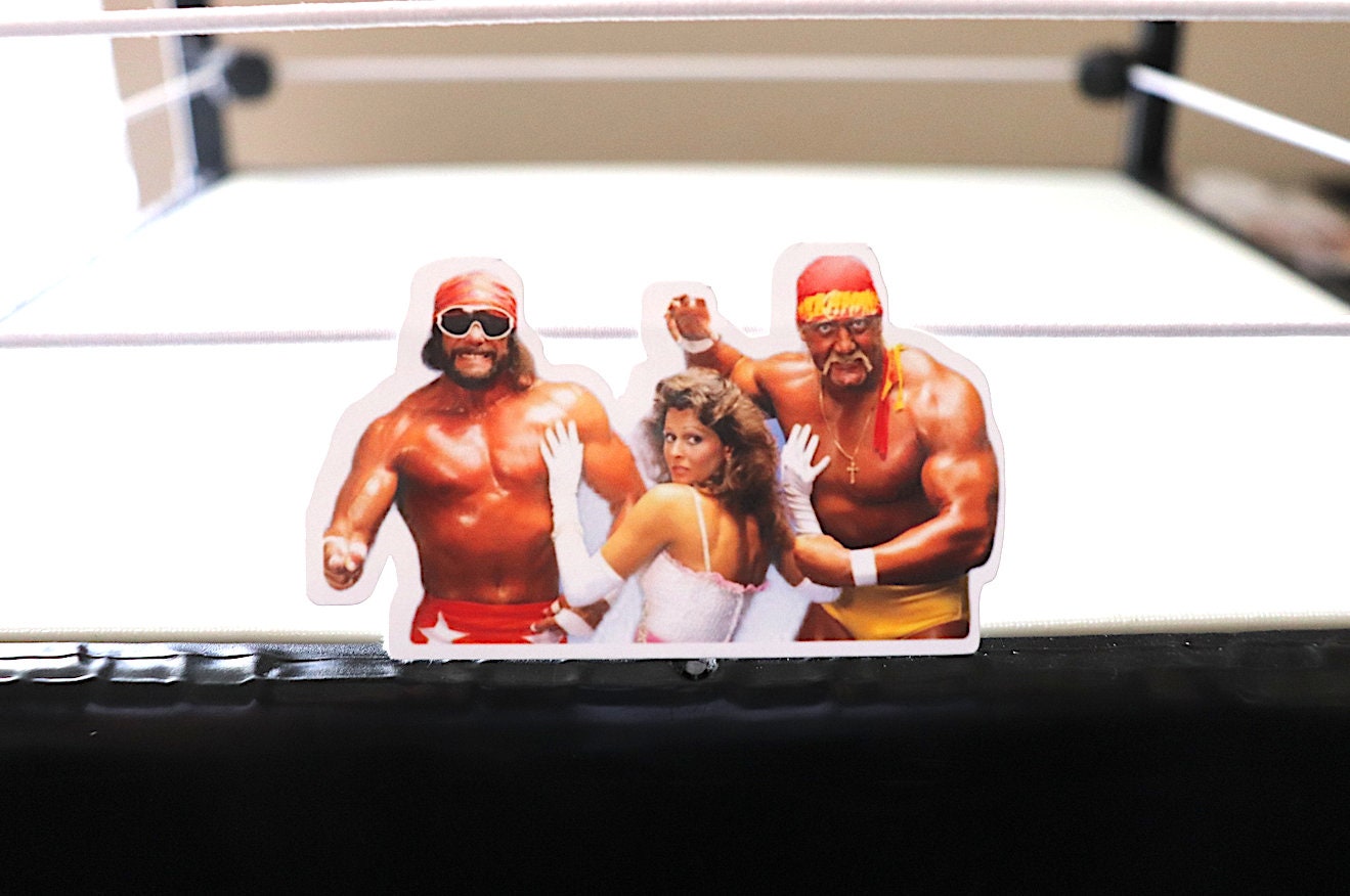 Hulk Hogan & Macho Man Sticker No.2