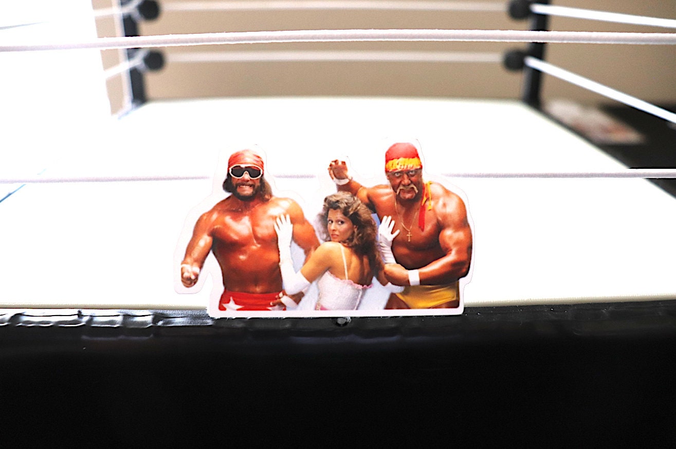 Hulk Hogan & Macho Man Sticker No.2