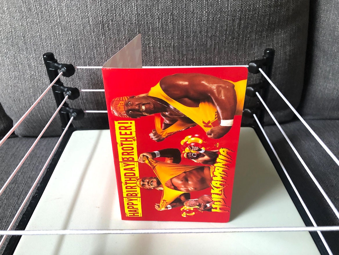 Hulk Hogan Happy Birthday Card