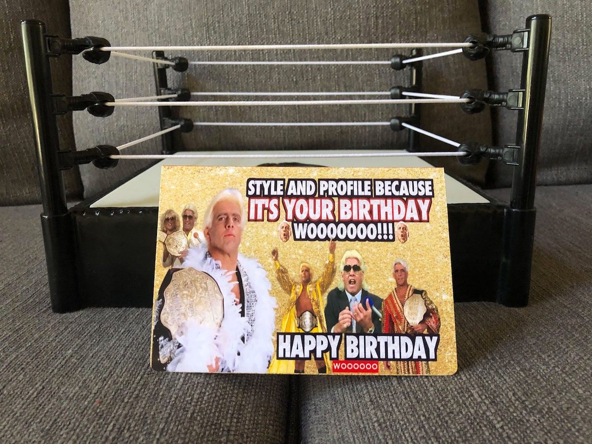 Ric Flair Happy Birthday Card