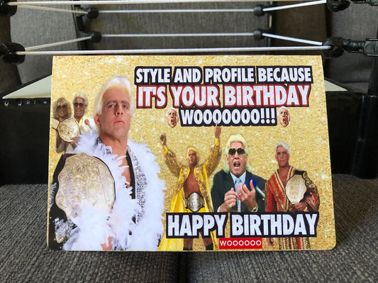 Ric Flair Happy Birthday Card