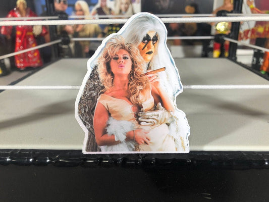 Goldust & Marlena Sticker [Dustin Rhodes - Dusty Rhodes - Hulk Hogan - Ric Flair - Randy Savage - Ultimate Warrior]