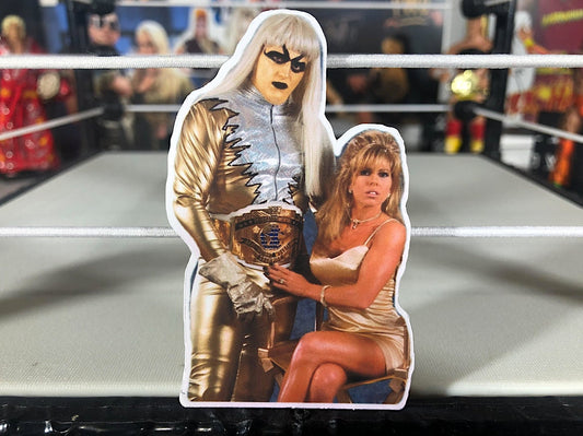 Goldust & Marlena Sticker No.2 [Dustin Rhodes - Dusty Rhodes - Hulk Hogan - Ric Flair - Randy Savage]