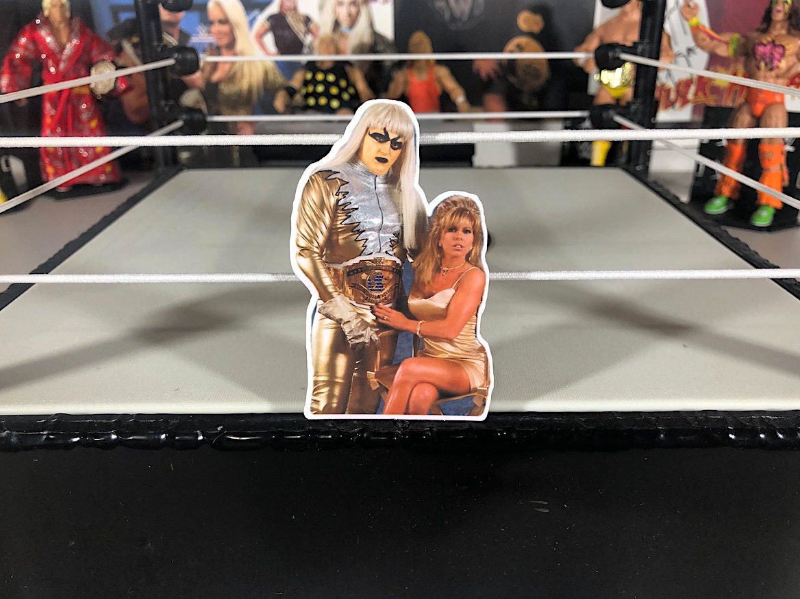 Goldust & Marlena Sticker No.2 [Dustin Rhodes - Dusty Rhodes - Hulk Hogan - Ric Flair - Randy Savage]