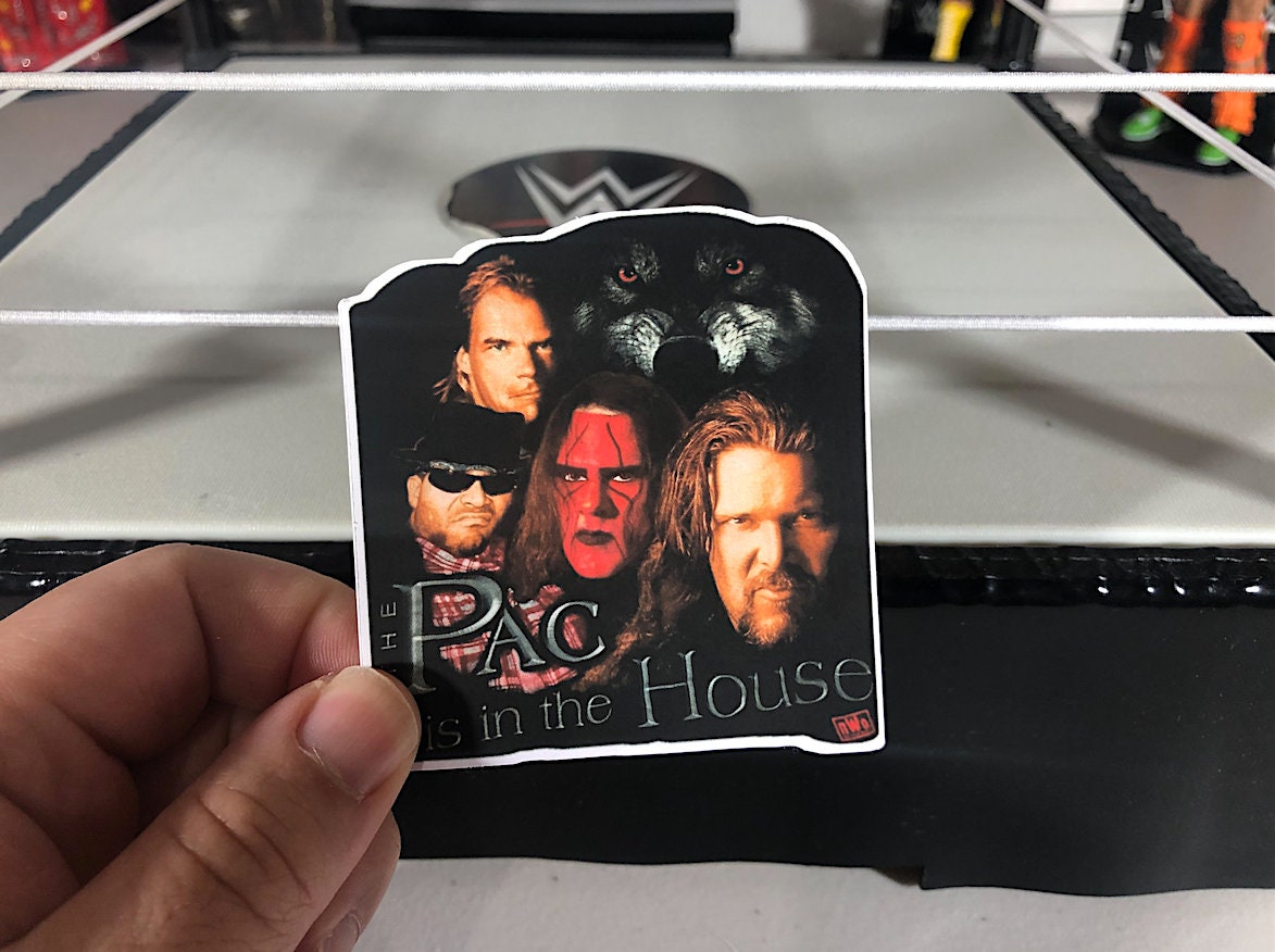 W0lfp@c Sticker (Kevin Nash, Sting - Lex Luger - Konan - K Dawg - NJPW - Hulk Hogan - Ric Flair - Randy Savage - Scott Hall)