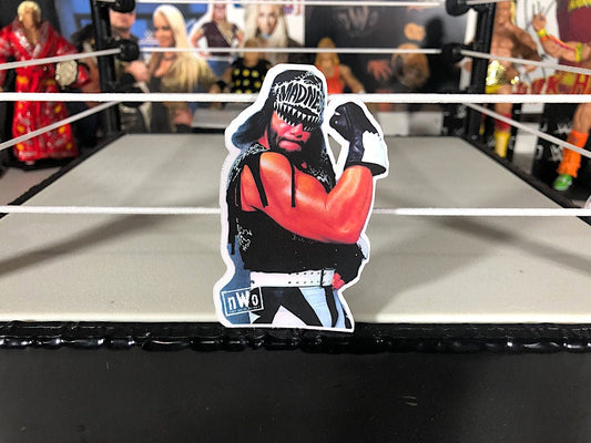 Macho Man Randy Savage Sticker 13 [Hulk Hogan - Ric Flair - Ultimate Warrior]