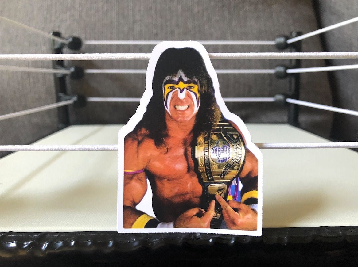 Ultimate Warrior Sticker No.3 [Wrestling - Hulk Hogan - Ric Flair - Randy Savage, Ultimate Warrior]