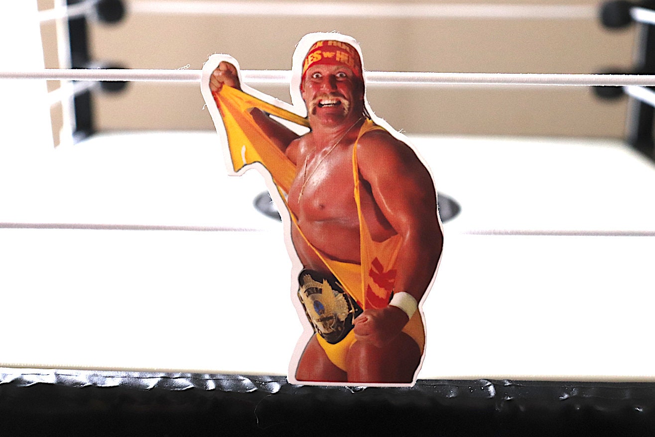 Hulk Hogan Sticker NO.4 [Wrestling, Ric Flair, Randy Savage, Ultimate Warrior]