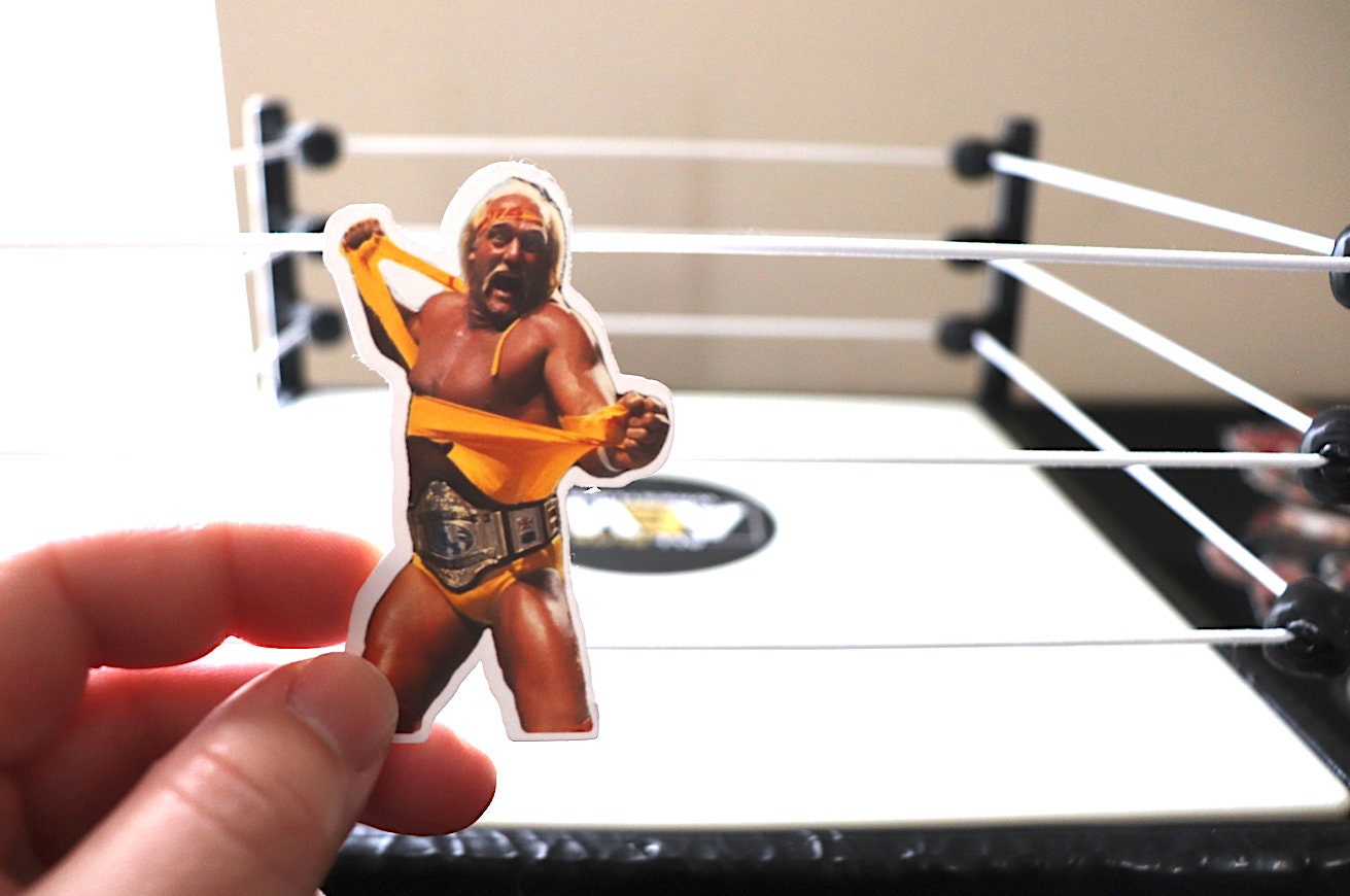 Hulk Hogan Sticker NO.5 [Wrestling, Ric Flair, Randy Savage, Ultimate Warrior]