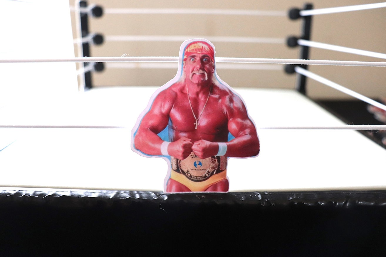 Hulk Hogan Sticker NO.6 [Wrestling, Ric Flair, Randy Savage, Ultimate Warrior]