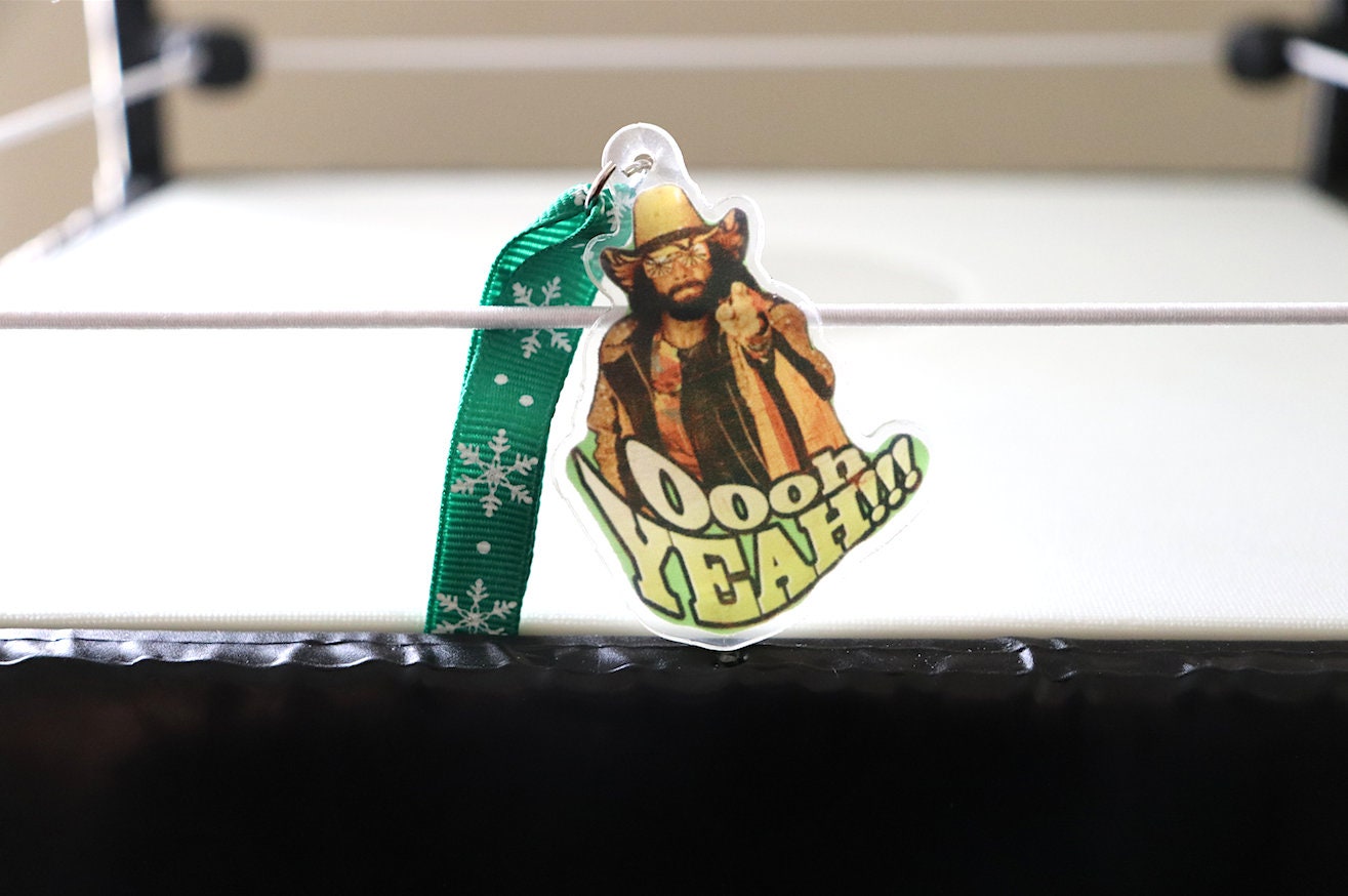 Randy Savage Acrylic Christmas Tree Ornament