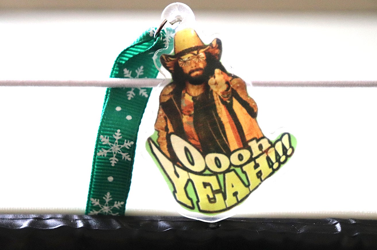 Randy Savage Acrylic Christmas Tree Ornament