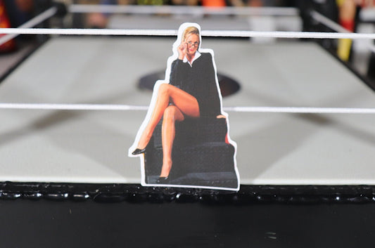 Stacy Keibler Sticker [Hulk Hogan - Ric Flair - Randy Savage - Ultimate Warrior - Bret Hart - Shawn Michaels]