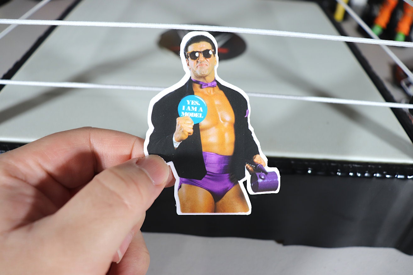 Rick Martel Sticker [Hulk Hogan - Ric Flair - Randy Savage - Ultimate Warrior - Bret Hart - Dusty Rhodes]