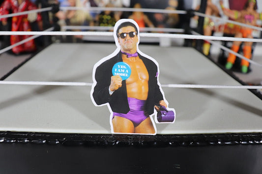 Rick Martel Sticker [Hulk Hogan - Ric Flair - Randy Savage - Ultimate Warrior - Bret Hart - Dusty Rhodes]