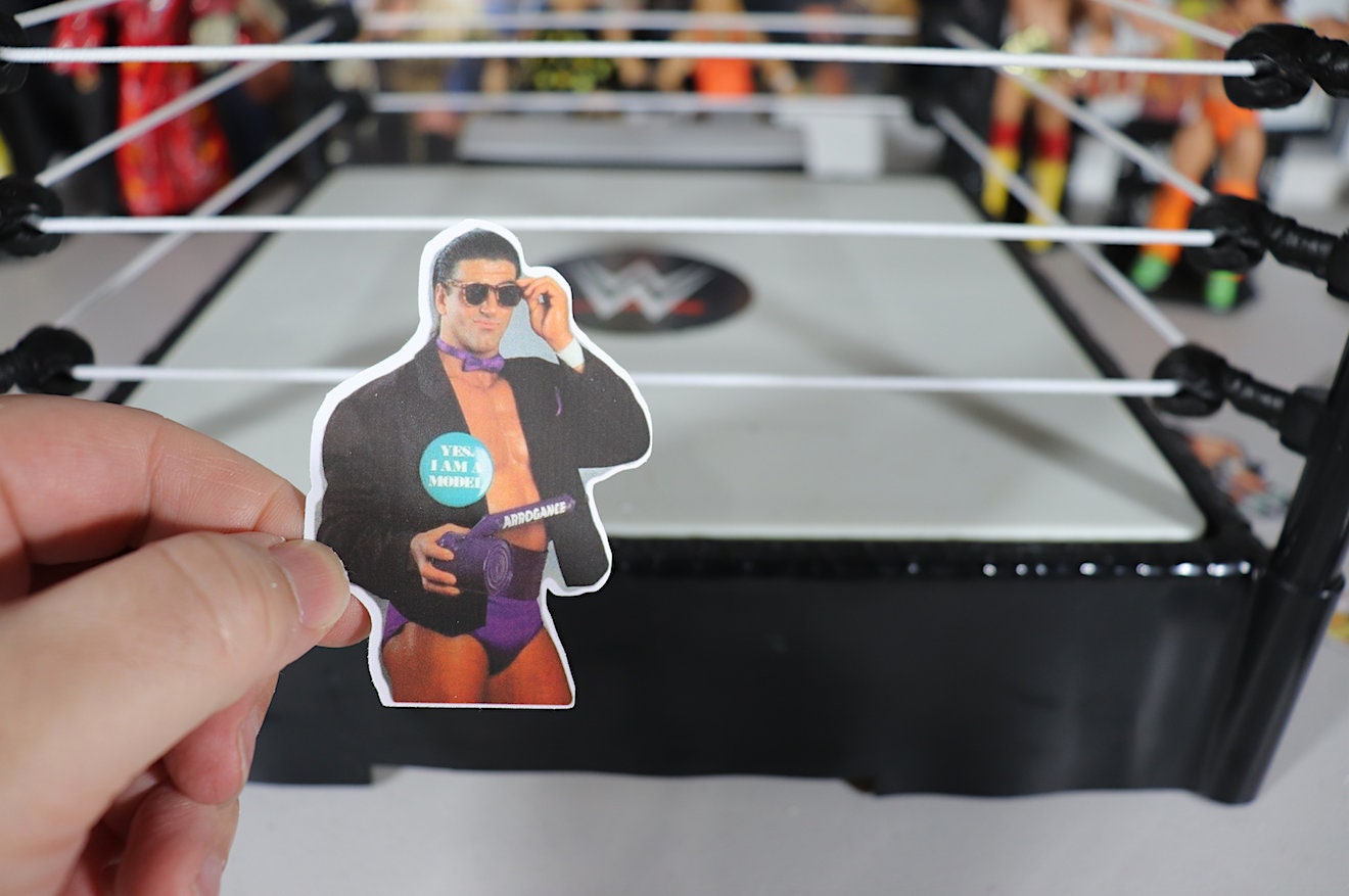 Rick Martel Sticker No.2 [Hulk Hogan - Ric Flair - Randy Savage - Ultimate Warrior - Bret Hart - Dusty Rhodes]