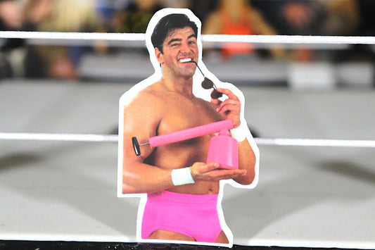 Rick Martel Sticker No.3 [Hulk Hogan - Ric Flair - Randy Savage - Ultimate Warrior - Bret Hart - Dusty Rhodes]