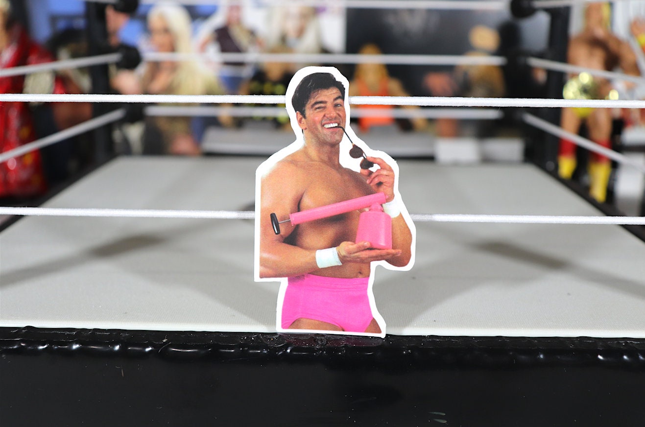 Rick Martel Sticker No.3 [Hulk Hogan - Ric Flair - Randy Savage - Ultimate Warrior - Bret Hart - Dusty Rhodes]