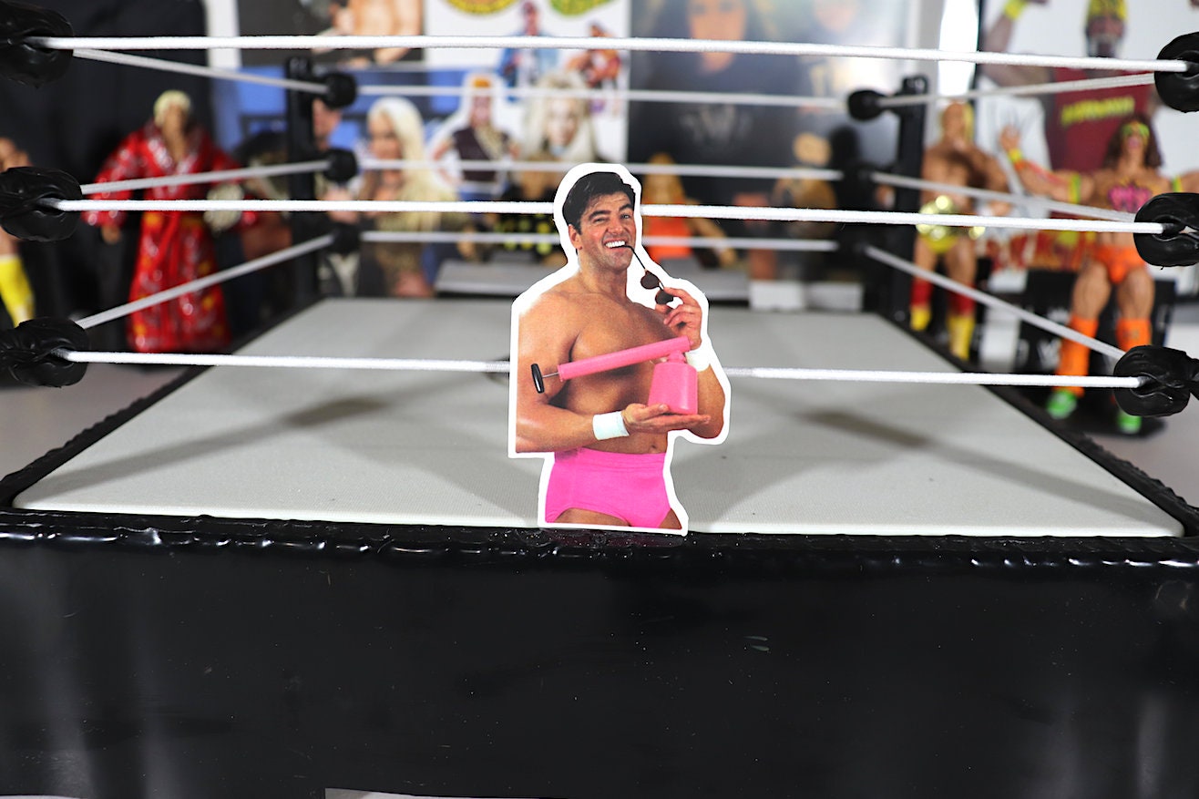 Rick Martel Sticker No.3 [Hulk Hogan - Ric Flair - Randy Savage - Ultimate Warrior - Bret Hart - Dusty Rhodes]