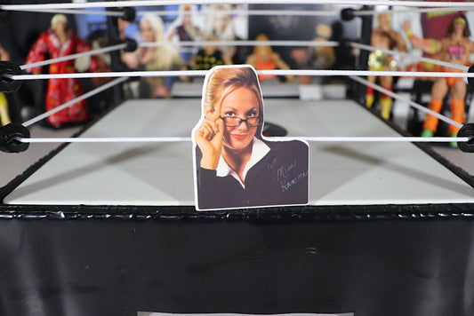 Stacy Keibler Sticker No.4 [Hulk Hogan - Ric Flair - Randy Savage - Ultimate Warrior - Bret Hart - Torrie Wilson]