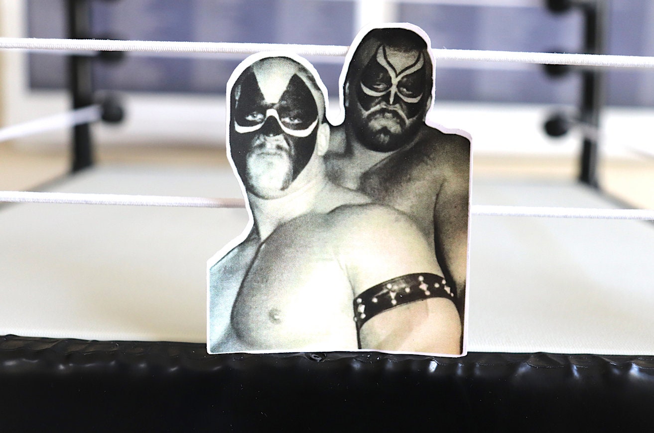 Road Warriors Sticker 3 [Hawk and Animal - Ric Flair -  Hulk Hogan - Randy Savage - Ultimate Warrior - njpw - Bret Hart]