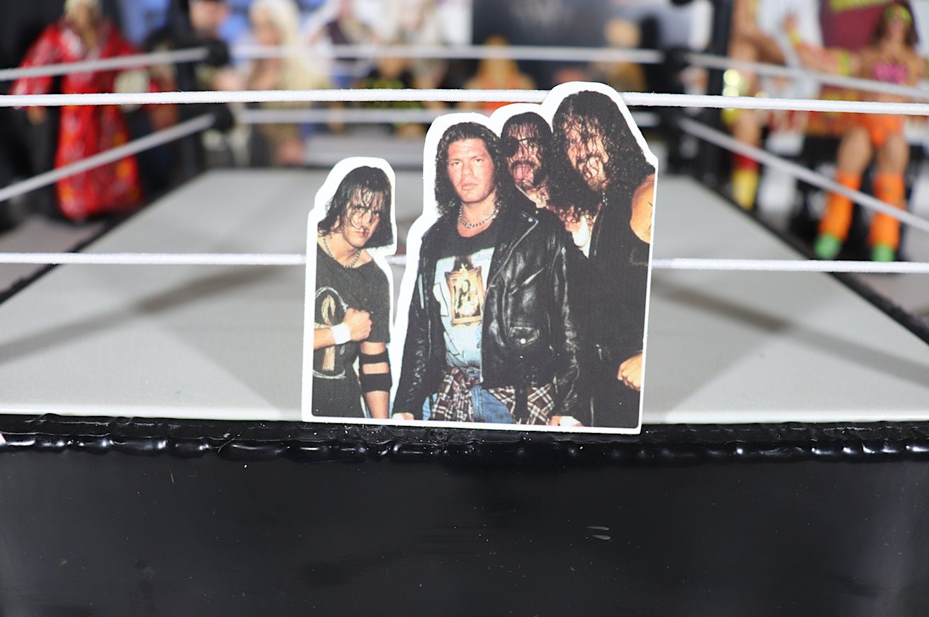 Raven's Flock Sticker [Raven - Billy Kidman - Ric Flair -  Hulk Hogan - Randy Savage - Ultimate Warrior - njpw - RVD]