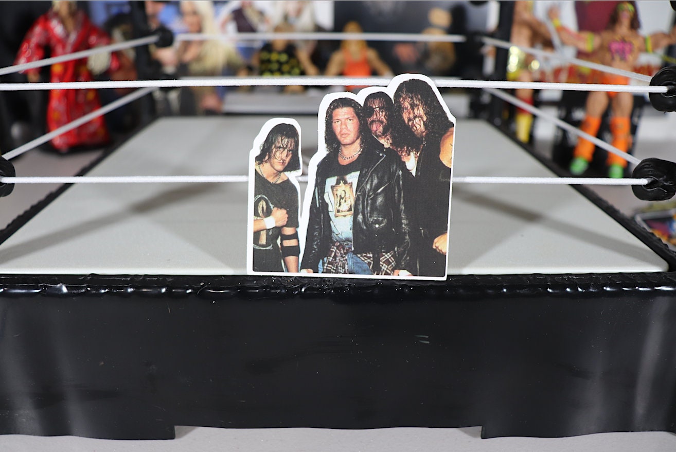 Raven's Flock Sticker [Raven - Billy Kidman - Ric Flair -  Hulk Hogan - Randy Savage - Ultimate Warrior - njpw - RVD]