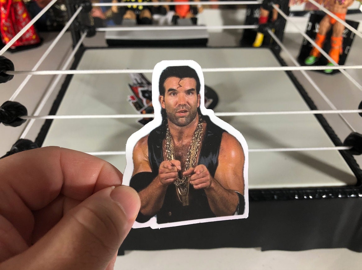 R@Z0r H@ll Sticker No.4 [Scott Hall - Ric Flair -  Hulk Hogan - Randy Savage - Ultimate Warrior]