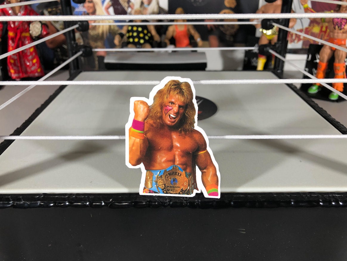 Ultimate Warrior Sticker [Wrestling - Hulk Hogan - Ric Flair - Randy Savage, Ultimate Warrior, 90s]