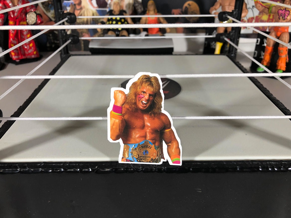 Ultimate Warrior Sticker [Wrestling - Hulk Hogan - Ric Flair - Randy Savage, Ultimate Warrior, 90s]