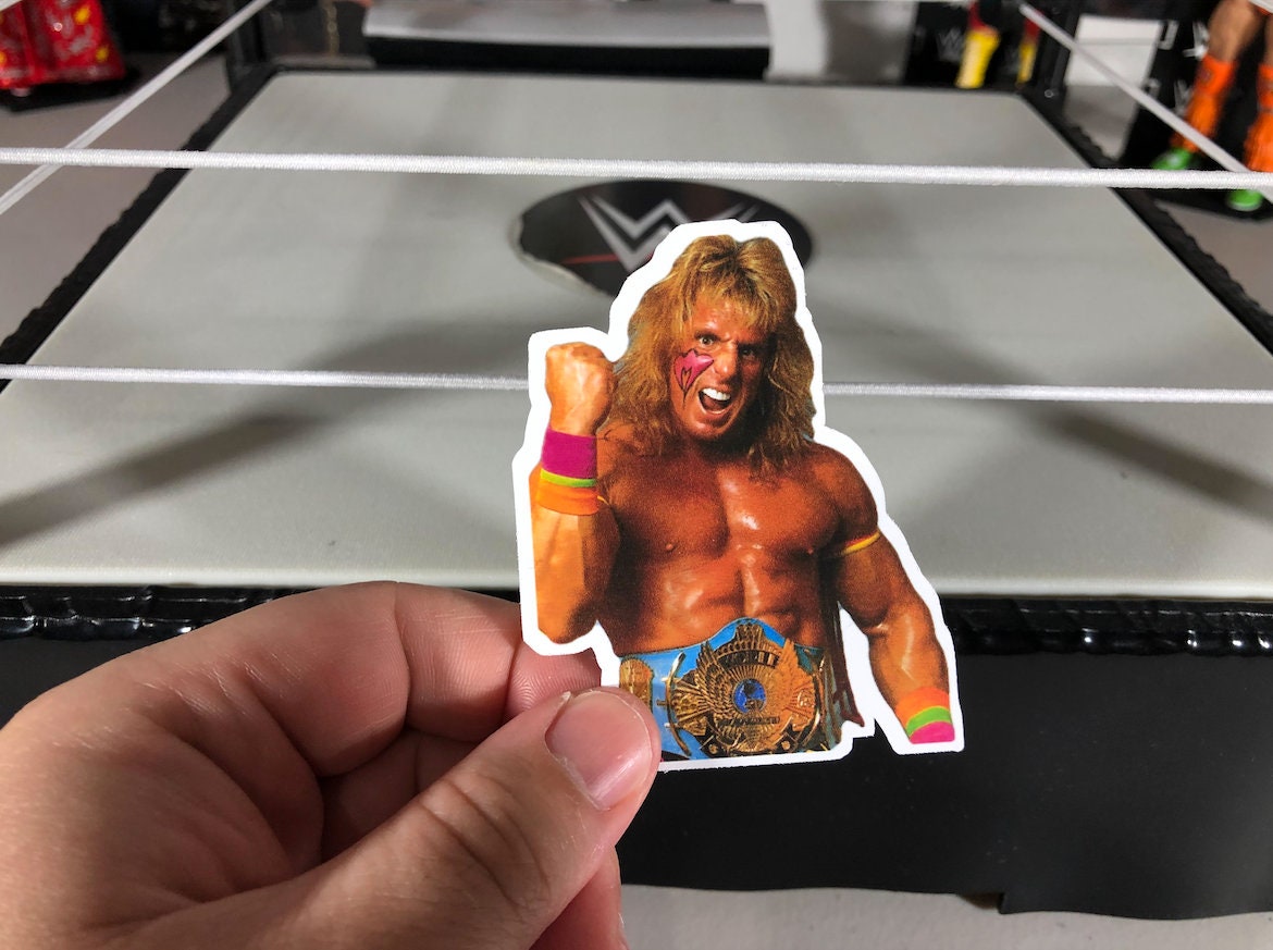 Ultimate Warrior Sticker [Wrestling - Hulk Hogan - Ric Flair - Randy Savage, Ultimate Warrior, 90s]