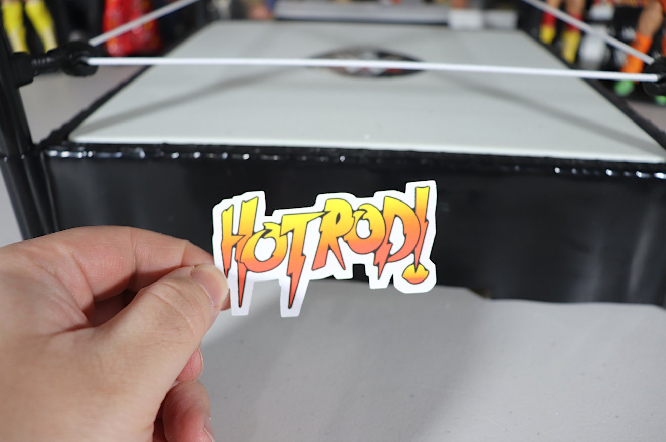 Rowdy Roddy Piper Logo Sticker [Hot Rod - Wrestling - Ric Flair - Randy Savage - Ultimate Warrior - Hulk Hogan]