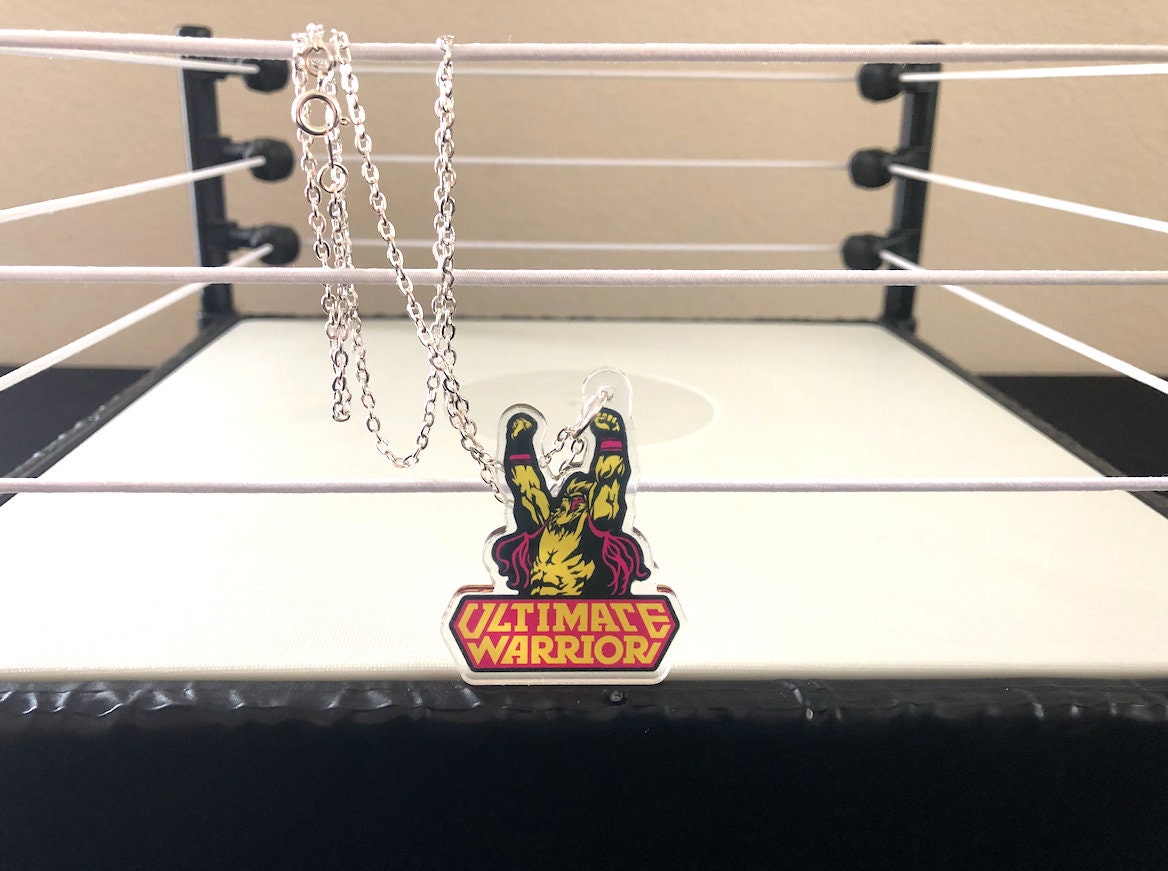 Ultimate Warrior Necklace [Randy Savage - Hulk Hogan - Ric Flair - Bret Hart - Necklaces - Jewelry - Birthday Gift]