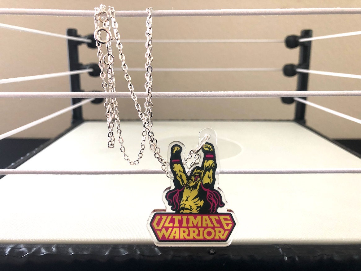 Ultimate Warrior Necklace [Randy Savage - Hulk Hogan - Ric Flair - Bret Hart - Necklaces - Jewelry - Birthday Gift]