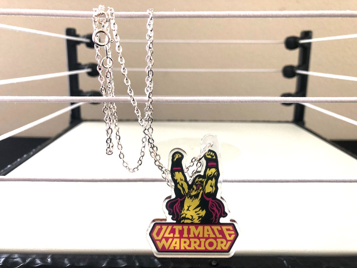 Ultimate Warrior Necklace [Randy Savage - Hulk Hogan - Ric Flair - Bret Hart - Necklaces - Jewelry - Birthday Gift]