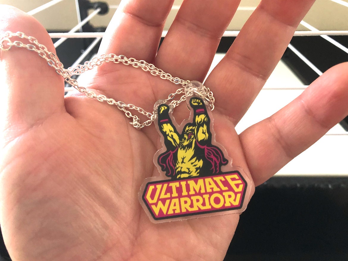 Ultimate Warrior Necklace [Randy Savage - Hulk Hogan - Ric Flair - Bret Hart - Necklaces - Jewelry - Birthday Gift]