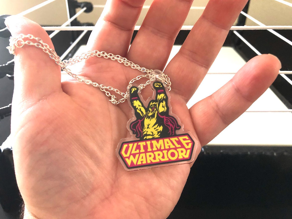 Ultimate Warrior Necklace [Randy Savage - Hulk Hogan - Ric Flair - Bret Hart - Necklaces - Jewelry - Birthday Gift]