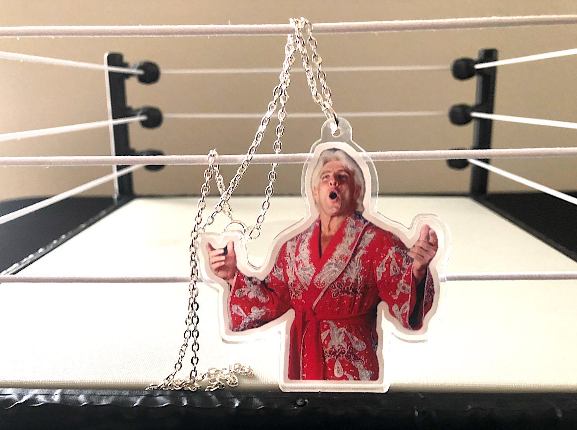 Ric Flair Necklace [Ultimate Warrior - Hulk Hogan - Randy Savage - Necklaces - Jewelry - Valentines Day Gift - Birthday Gift - Valentine]