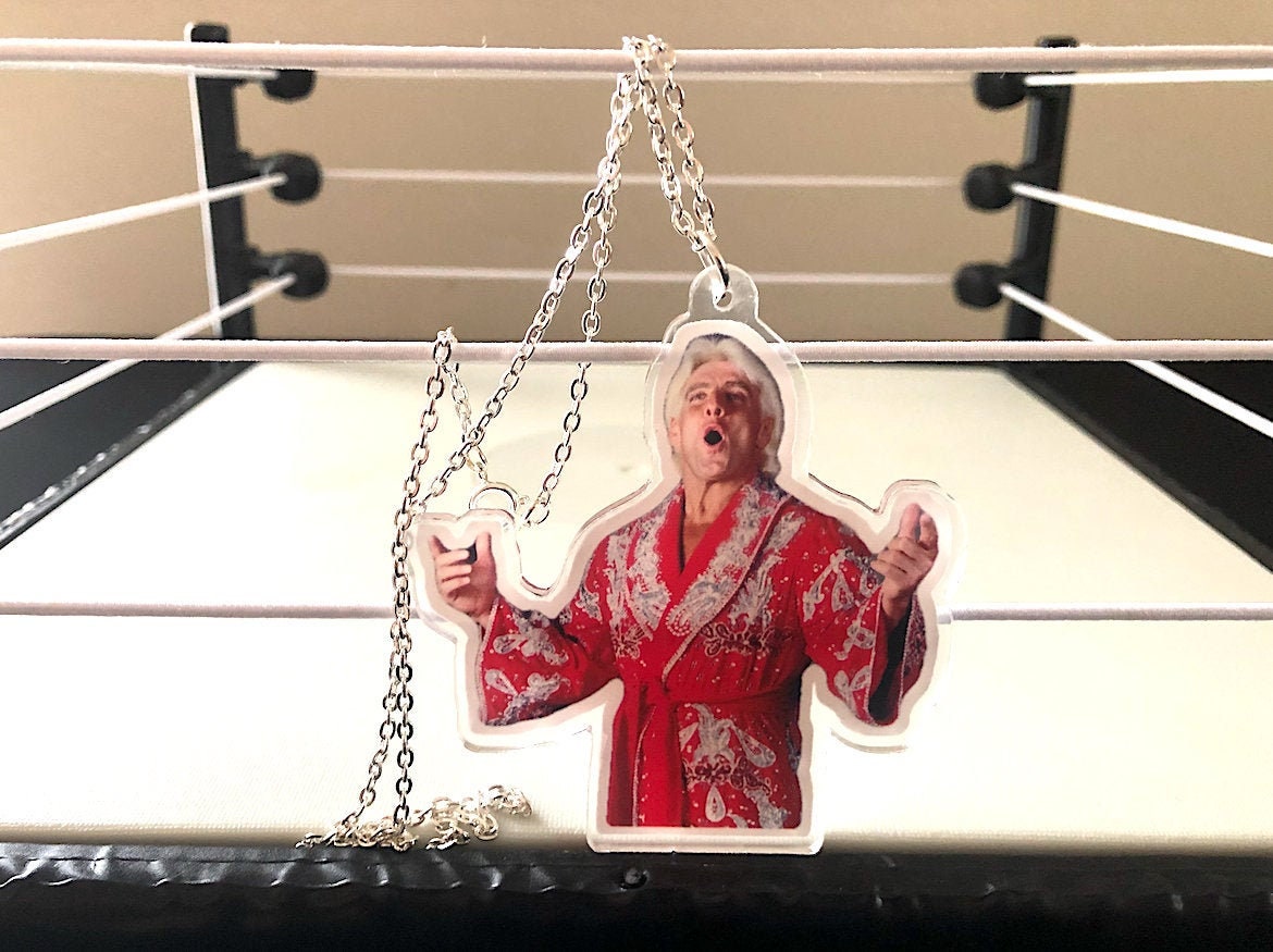 Ric Flair Necklace [Ultimate Warrior - Hulk Hogan - Randy Savage - Necklaces - Jewelry - Valentines Day Gift - Birthday Gift - Valentine]