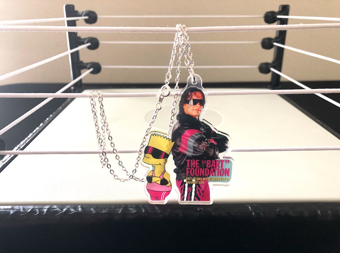 Bret Hart & Bart Necklace