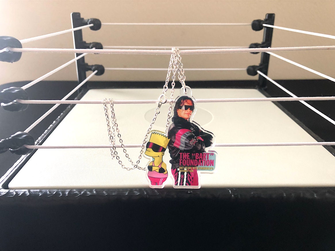 Bret Hart & Bart Necklace