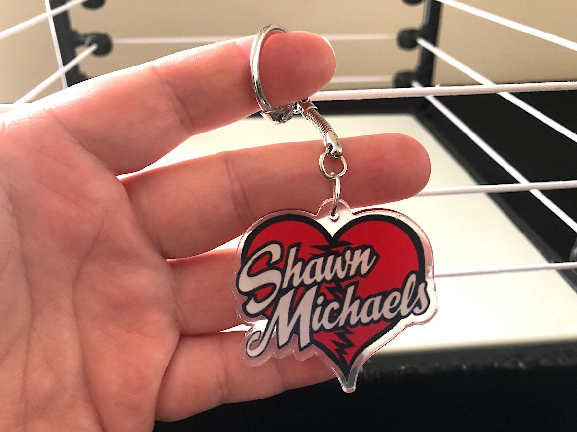 Shawn Michaels KeyChain [Randy Savage - Hulk Hogan - Bret Hart - KeyChains - Jewelry - Father's Day Gift - Birthday Gift - Vintage]