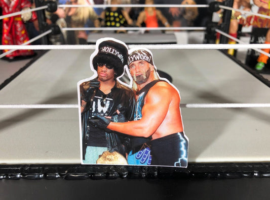 Hulk Hogan & Dennis Rodman Sticker No.3