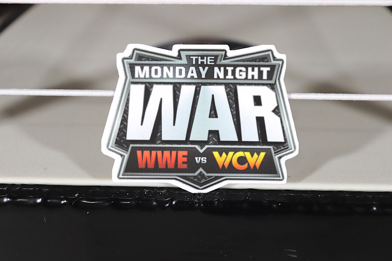 M0nd@y N1ght W@R Sticker [Wrestling, Ric Flair, Randy Savage, Hulk Hogan, Kevin Nash, Sting, Goldberg, Scott Hall]