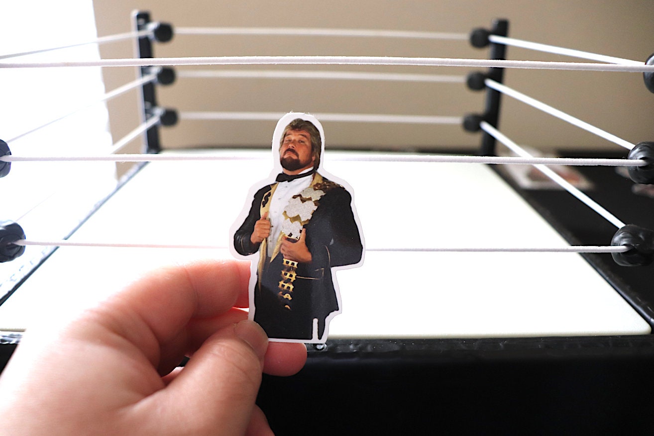 Ted Dibiase Sticker (Ted Dibiase - Hulk Hogan - Randy Savage - Ric Flair - Ultimate Warrior)