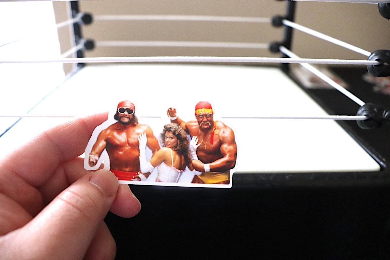 Hulk Hogan & Macho Man Sticker No.2